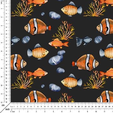 Siyah Zeminli Balık Nemo