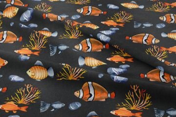 Siyah Zeminli Balık Nemo