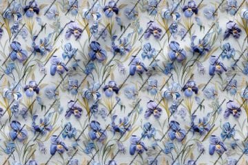 3D Colorful Flower Patterned Multi-Purpose Decorative Design Digital Printing Fabric