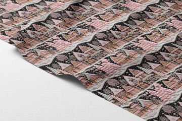 Yılbaşı Koleksiyonu- 3D Yılbaşı Kurabiye Evler Çok Amaçlı Dekoratif Dijital Baskı Kumaş