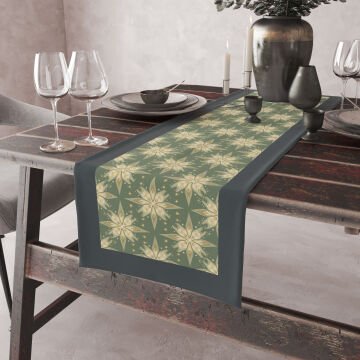 Yılbaşı Koleksiyonu- Yılbaşı Runner Dikişsiz Panel Kumaş