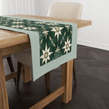 Yılbaşı Koleksiyonu- Yılbaşı Runner Dikişsiz Panel Kumaş