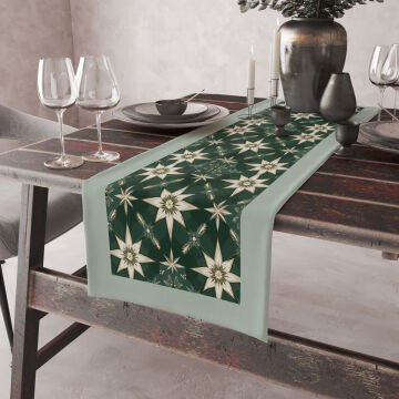 Yılbaşı Koleksiyonu- Yılbaşı Runner Dikişsiz Panel Kumaş