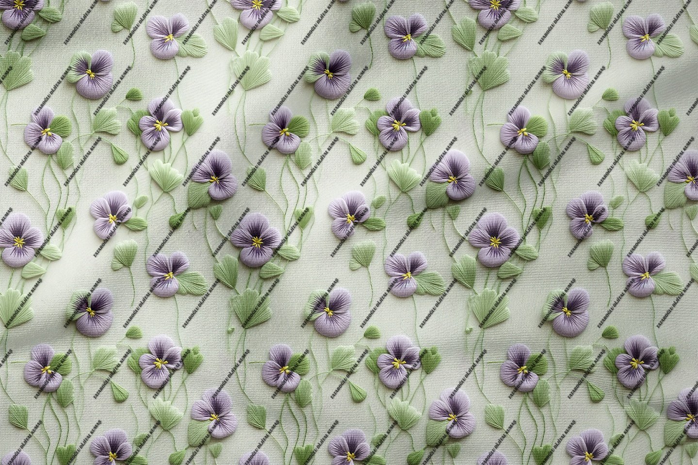 3D Renkli Çiçek Desenli Çok Amaçlı Dekoratif Tasarım Dijital Baskı Kumaş