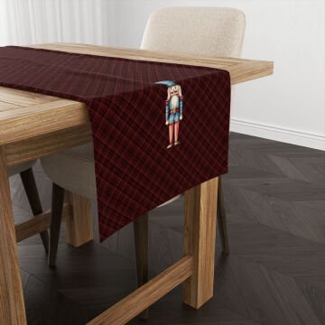 Yılbaşı Koleksiyonu- Yılbaşı Runner Dikişsiz Panel Kumaş