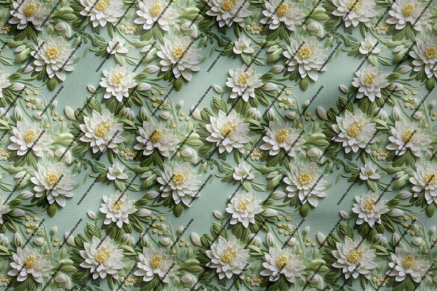 3D Renkli Çiçek Desenli Çok Amaçlı Dekoratif Tasarım Dijital Baskı Kumaş