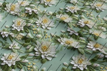 3D Renkli Çiçek Desenli Çok Amaçlı Dekoratif Tasarım Dijital Baskı Kumaş