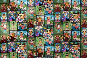 Bebek Frida Kahlo Desenli Dijital Baskılı Kumaş(SONBAHAR İNDİRİMİ)