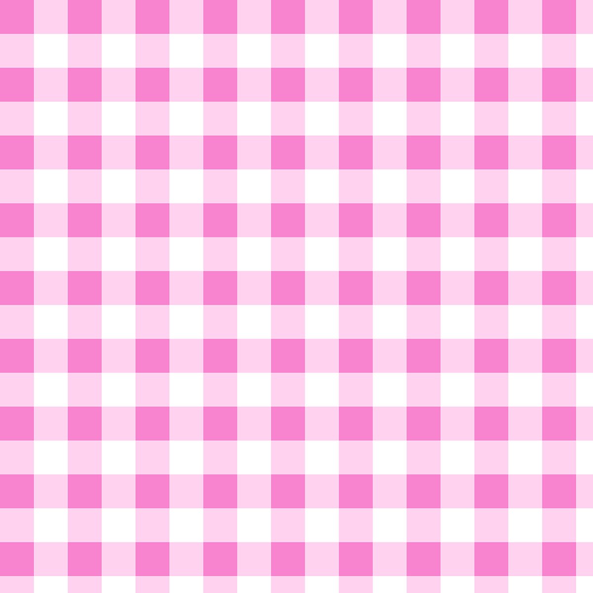Pembe Beyaz Ekose Dijital Baskılı Kumaş