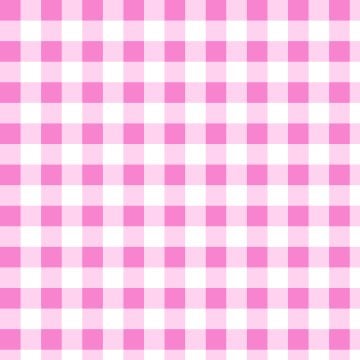 Pembe Beyaz Ekose Dijital Baskılı Kumaş