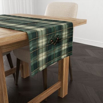 Yılbaşı Koleksiyonu- Yılbaşı Runner Dikişsiz Panel Kumaş