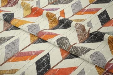 Yaz Koleksiyonu-İskandinav Geometrik Çok Amaçlı Dekoratif Dijital Baskı Kumaş