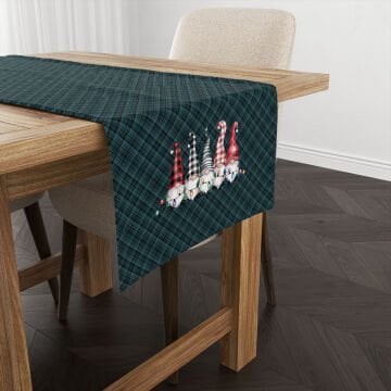 Yılbaşı Koleksiyonu- Yılbaşı Runner Dikişsiz Panel Kumaş