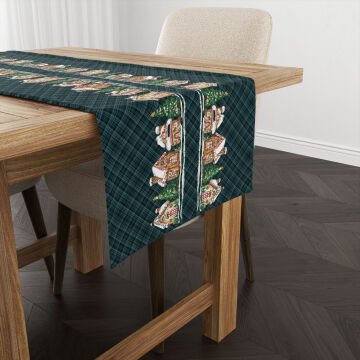 Yılbaşı Koleksiyonu- Yılbaşı Runner Dikişsiz Panel Kumaş