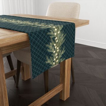 Yılbaşı Koleksiyonu- Yılbaşı Runner Dikişsiz Panel Kumaş