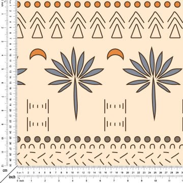 Geometrik Stilize Palmiyeler