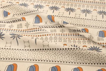 Geometrik Stilize Palmiyeler