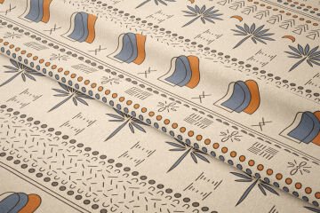 Geometrik Stilize Palmiyeler