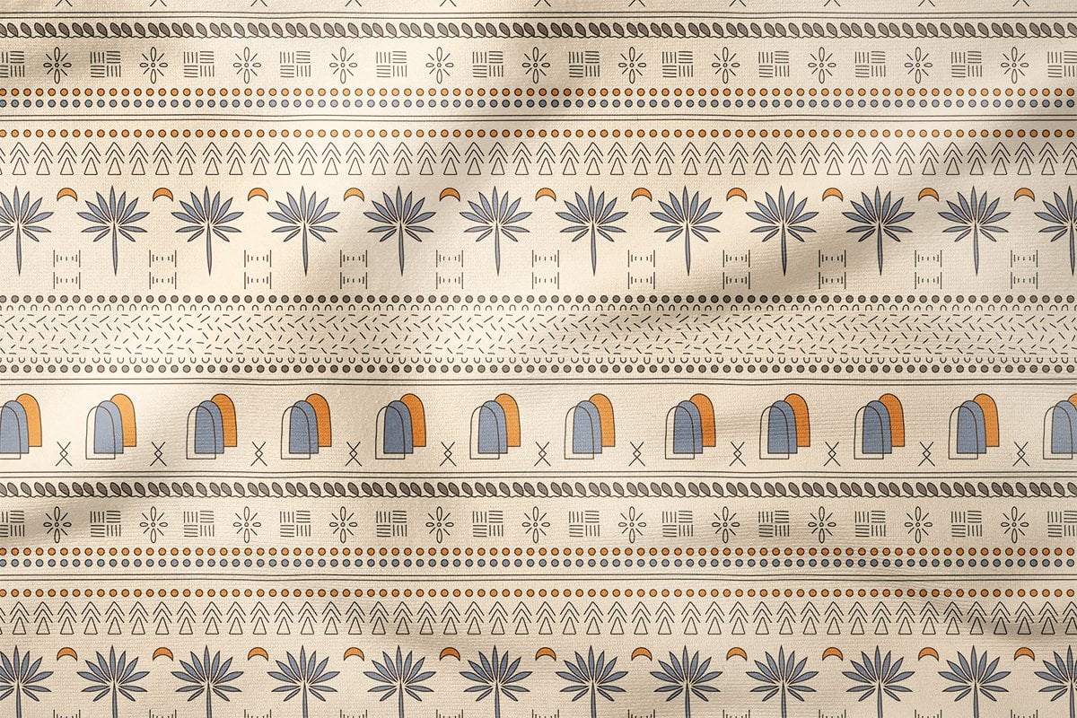 Geometrik Stilize Palmiyeler