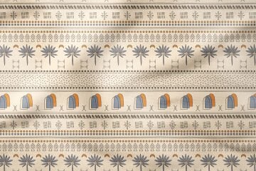 Geometric Stylized Palm Trees