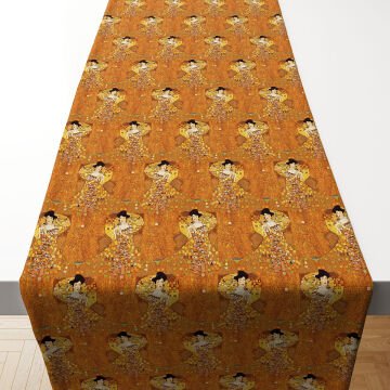 Gustav Klimt'in Altın Giymiş Kadın Runner Dikilmemiş