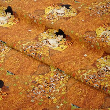 Gustav Klimt Adele Bloch-Bauer Portre Tasarım Kumaş