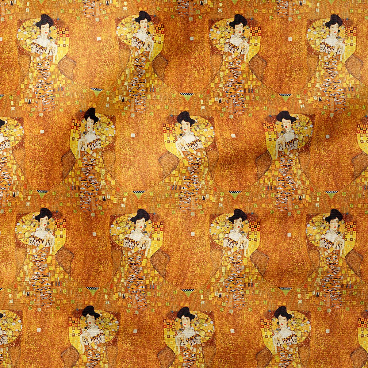 Gustav Klimt Adele Bloch-Bauer Portre Tasarım Kumaş