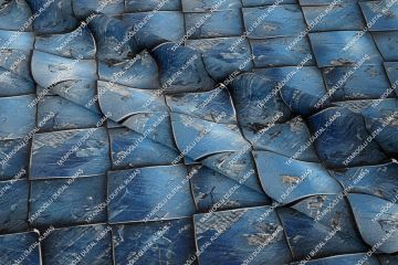 Blue Glam Glitter Göz Alıcı Mavi Parıltı Koleksiyonu, Art Deco Çok Amaçlı Dekoratif Dijital Baskı Kumaş-1