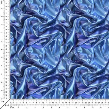 Blue Glam Glitter Göz Alıcı Mavi Parıltı Koleksiyonu, Art Deco Çok Amaçlı Dekoratif Dijital Baskı Kumaş-2