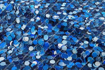 Blue Glam Glitter Göz Alıcı Mavi Parıltı Koleksiyonu,  Art Deco Çok Amaçlı Dekoratif Dijital Baskı Kumaş-3
