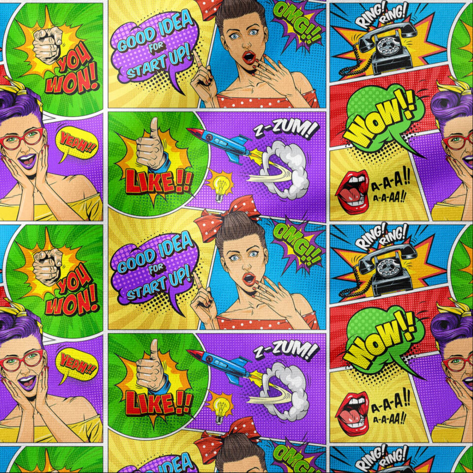 Pop Art Kumaş