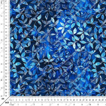 Blue Glam Glitter Göz Alıcı Mavi Parıltı Koleksiyonu,  Art Deco Çok Amaçlı Dekoratif Dijital Baskı Kumaş-7