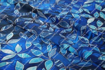 Blue Glam Glitter Göz Alıcı Mavi Parıltı Koleksiyonu,  Art Deco Çok Amaçlı Dekoratif Dijital Baskı Kumaş-7