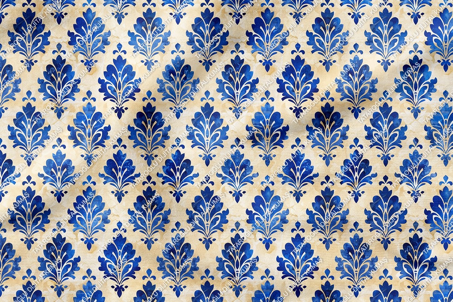 Blue Glam Glitter Göz Alıcı Mavi Parıltı Koleksiyonu,  Art Deco Çok Amaçlı Dekoratif Dijital Baskı Kumaş-8
