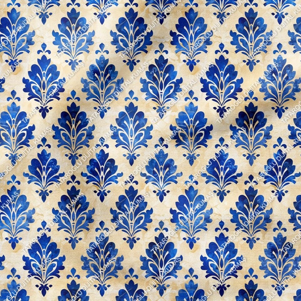 Blue Glam Glitter Göz Alıcı Mavi Parıltı Koleksiyonu,  Art Deco Çok Amaçlı Dekoratif Dijital Baskı Kumaş-8