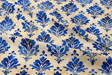 Blue Glam Glitter Göz Alıcı Mavi Parıltı Koleksiyonu,  Art Deco Çok Amaçlı Dekoratif Dijital Baskı Kumaş-8