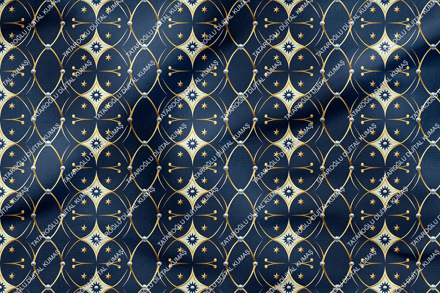 Blue Glam Glitter Göz Alıcı Mavi Parıltı Koleksiyonu,  Art Deco Çok Amaçlı Dekoratif Dijital Baskı Kumaş-9