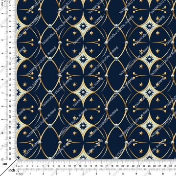 Blue Glam Glitter Göz Alıcı Mavi Parıltı Koleksiyonu,  Art Deco Çok Amaçlı Dekoratif Dijital Baskı Kumaş-9