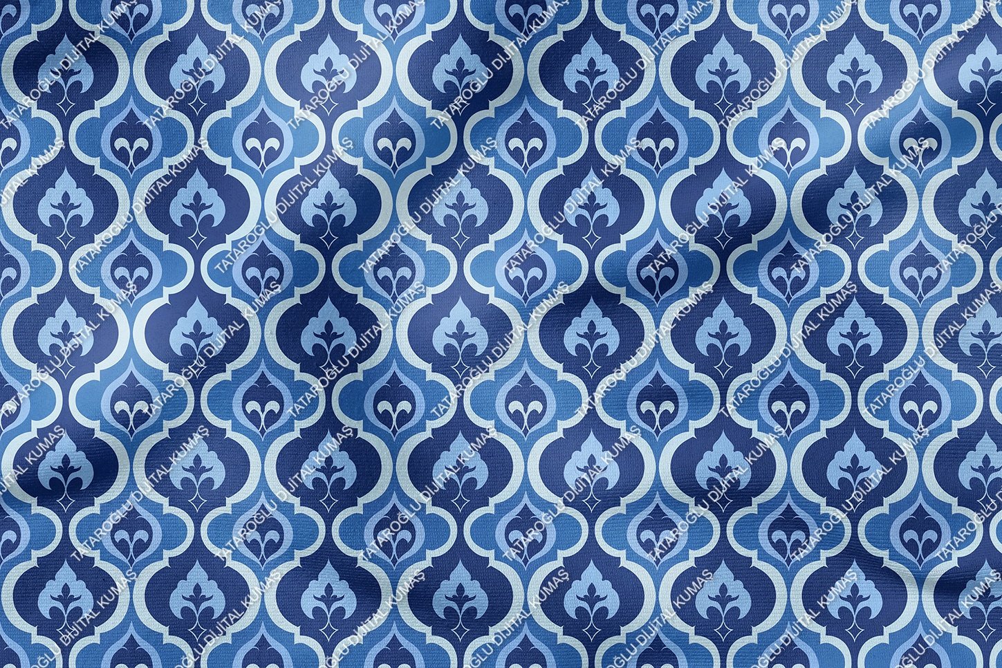 Blue Glam Glitter Gözalıcı Mavi Parıltı Koleksiyonu,  Art Deco Çok Amaçlı Dekoratif Dijital Baskı Kumaş-10