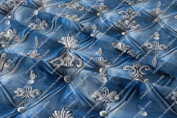 Blue Glam Glitter Göz Alıcı Mavi Parıltı Koleksiyonu, Art Deco Çok Amaçlı Dekoratif Dijital Baskı Kumaş-11