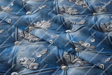 Blue Glam Glitter Göz Alıcı Mavi Parıltı Koleksiyonu, Art Deco Çok Amaçlı Dekoratif Dijital Baskı Kumaş-11