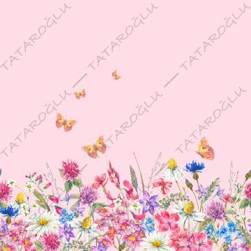 My Sweet Butterfly Koleksiyonu - 2'li Set Kırlent Paneli1