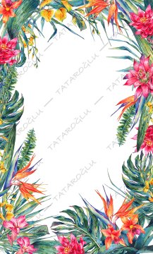 Palermo Koleksiyonu - Masa Örtüsü 140x240 cm Dikilmemiş Pano Kumaş