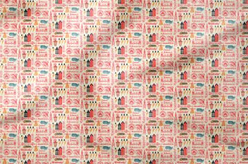 Pop Art Kumaş Amsterdam Temalı