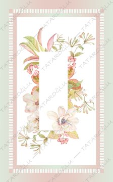 Chakra Koleksiyonu - Masa Örtüsü 140x240 cm Dikilmemiş Pano Kumaş