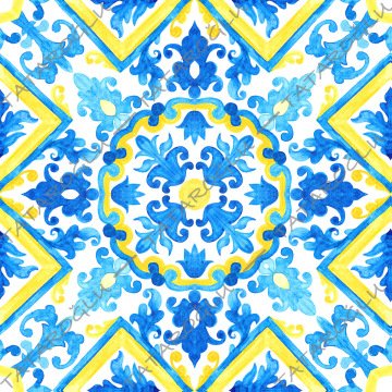 Talavera Koleksiyonu - 2'li Set Kırlent Paneli-1
