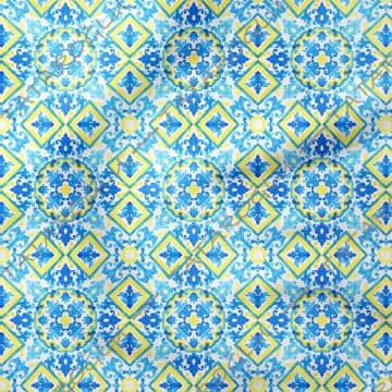 Talavera Koleksiyonu - Dijital Baskılı Kumaş