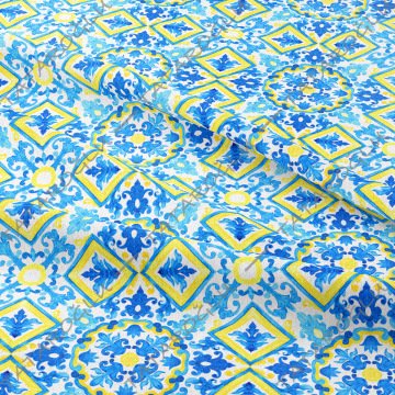 Talavera Koleksiyonu - Dijital Baskılı Kumaş