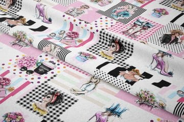 Patchwork Fashion Kızlar Desenli Kumaş(SONBAHAR İNDİRİMİ)