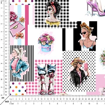 Patchwork Fashion Kızlar Desenli Kumaş(SONBAHAR İNDİRİMİ)